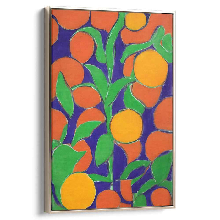 Fauvist Grove Symphony: Vibrant Fauvist Grove Canvas Art Print
