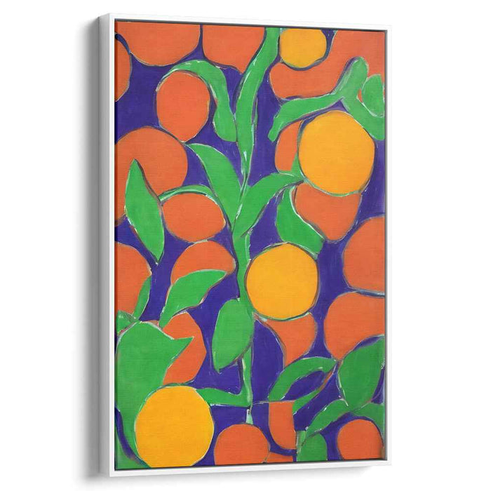 Fauvist Grove Symphony: Vibrant Fauvist Grove Canvas Art Print