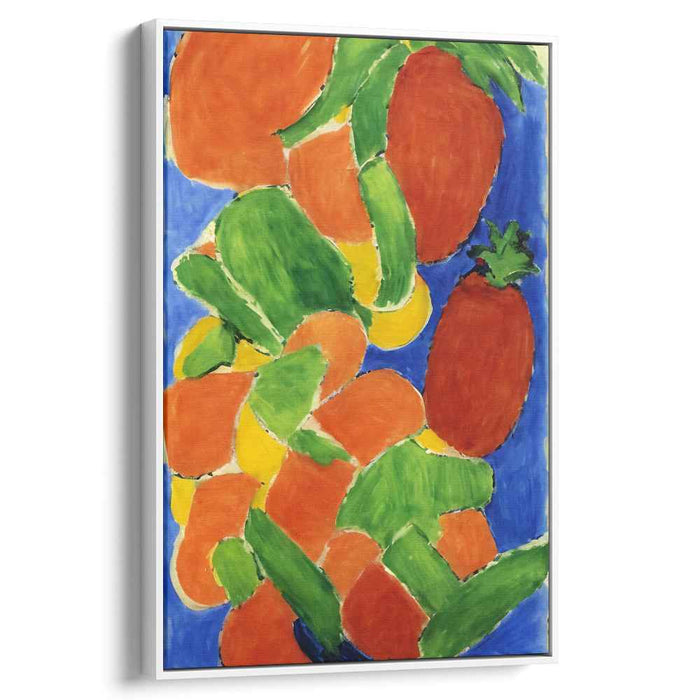 Bold Expressive Colorful Canvas: Vibrant Fauvist-Inspired Canvas Art Print