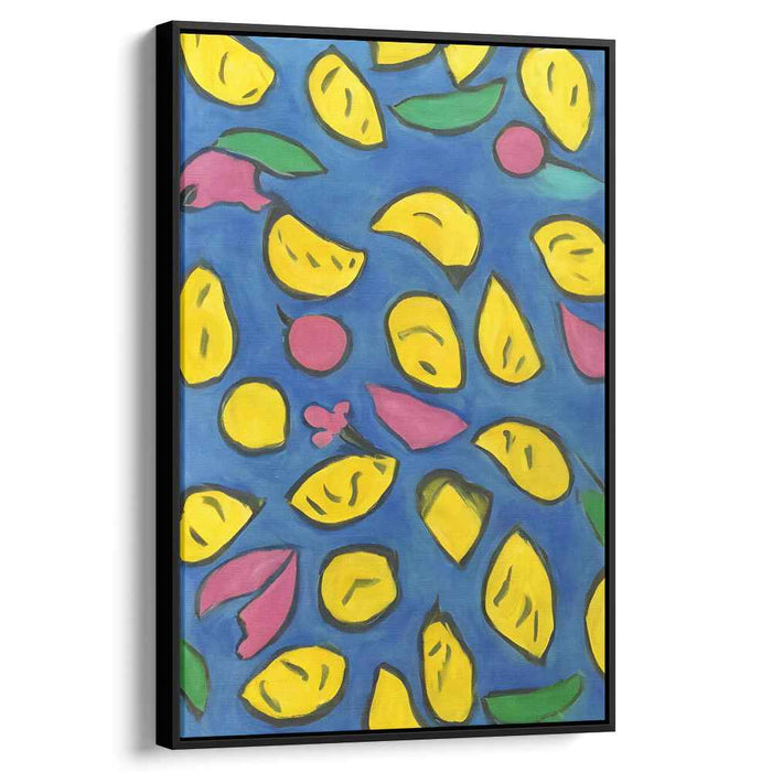 Juicy Rainbow Burst Canvas: Vibrant Fruit Slices Pop Art Canvas