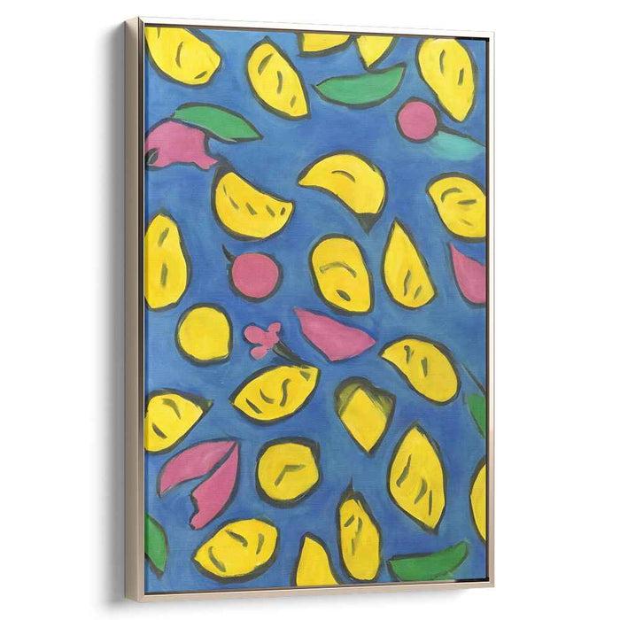 Juicy Rainbow Burst Canvas: Vibrant Fruit Slices Pop Art Canvas