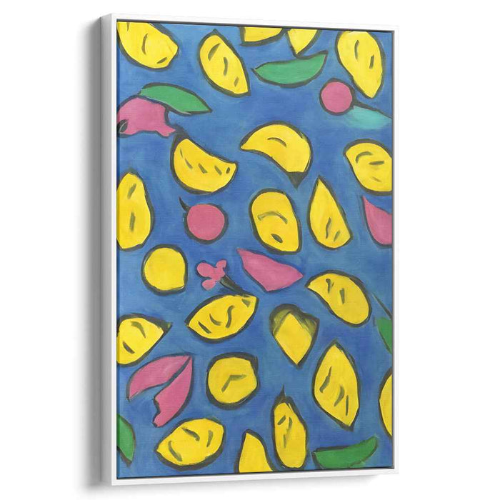 Juicy Rainbow Burst Canvas: Vibrant Fruit Slices Pop Art Canvas