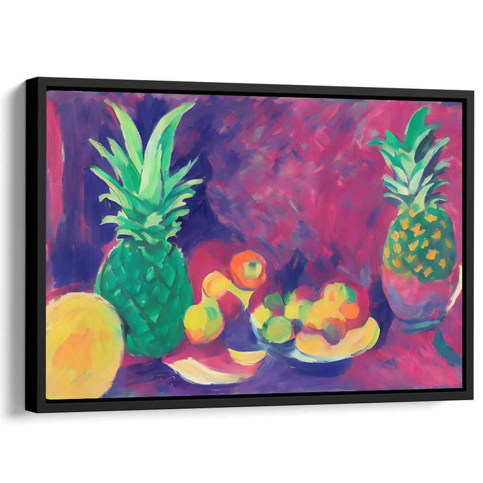 Tropical Delight Dance: Vibrant Fruit Composition with Pineapples