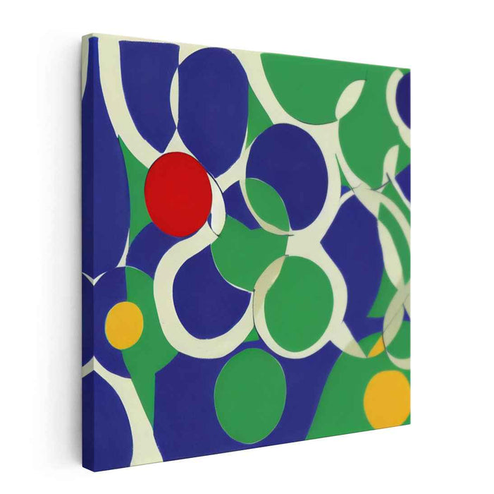 Shapes Aligned: Geometric Abstraction in Bold Colors Canvas Art