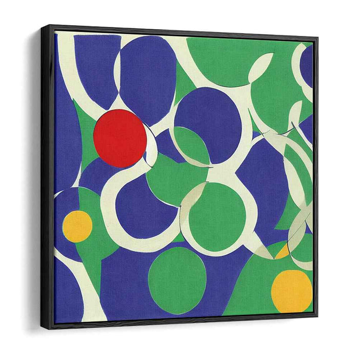 Shapes Aligned: Geometric Abstraction in Bold Colors Canvas Art