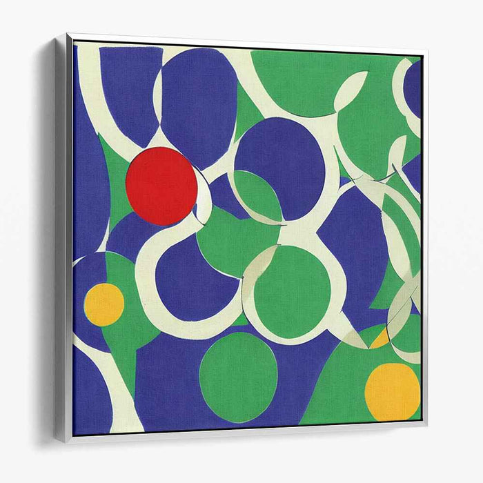 Shapes Aligned: Geometric Abstraction in Bold Colors Canvas Art