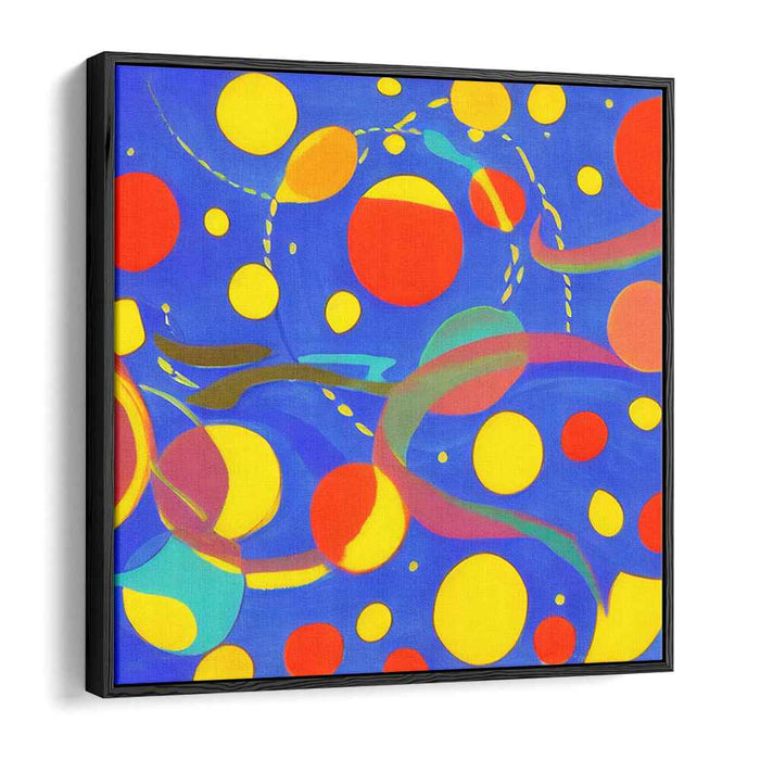 Harmonious Melodic Fusion: Vivid Symphony of Color Abstract Canvas Art