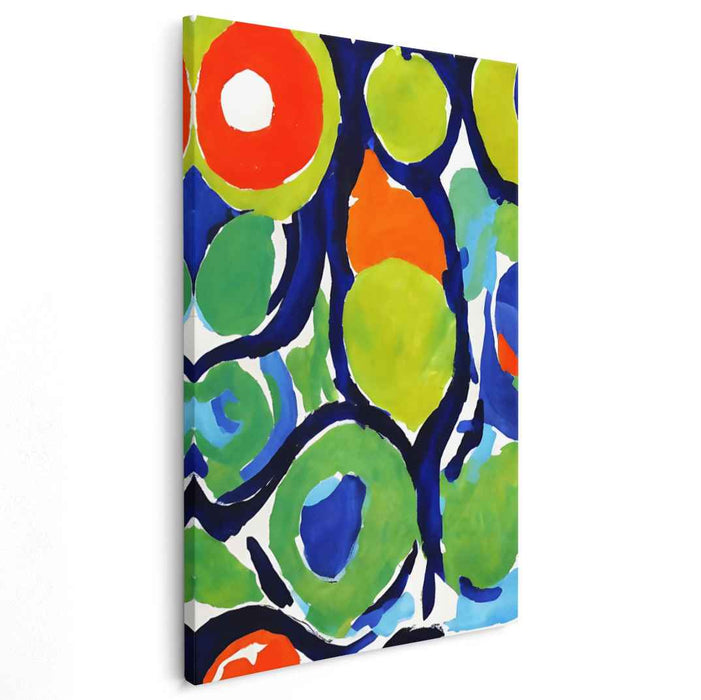 Ethereal Balance Theory: Dynamic Abstract Canvas Art Print