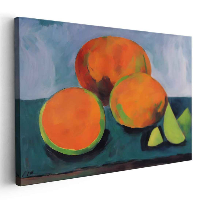 Tangible Echoes: Post-Impressionist Still Life Canvas Art Print