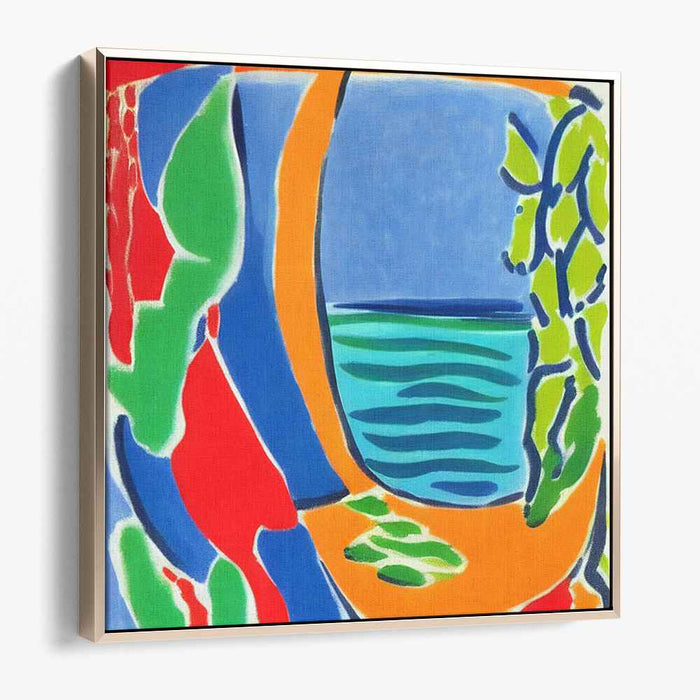 Dynamic Imprints: Modern Abstract Expressionist Canvas Art