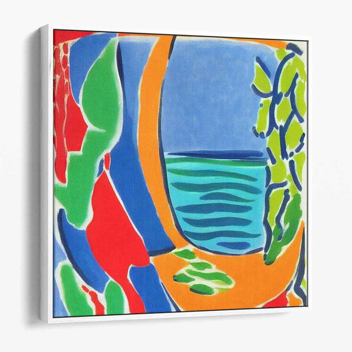 Dynamic Imprints: Modern Abstract Expressionist Canvas Art