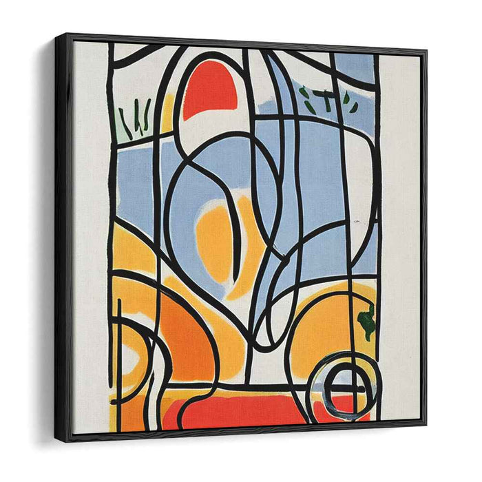 Abstracted Realities: Modernist Abstract Canvas Art Print