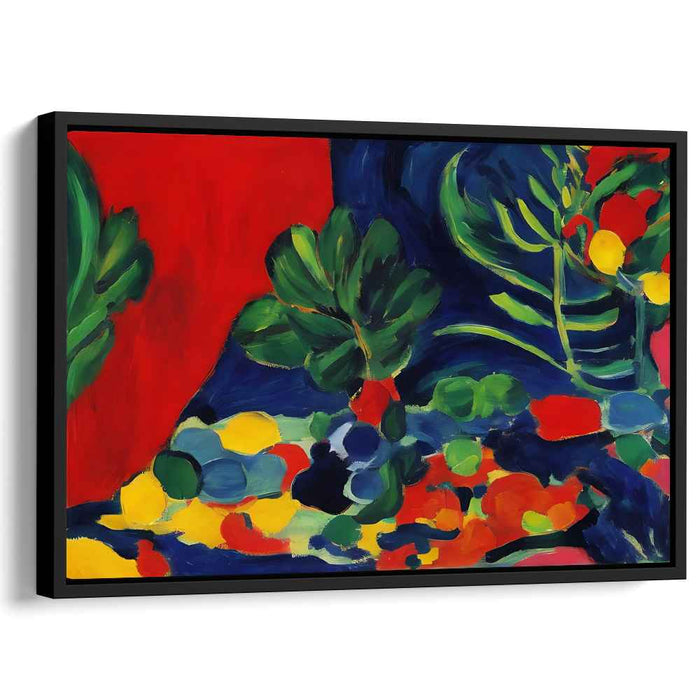 Vibrant Foliage and Fruits: Fauvist Still Life Canvas Art