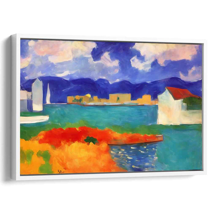 Colorful Imagination Fields: Vivid Expressionist Landscape Canvas Art