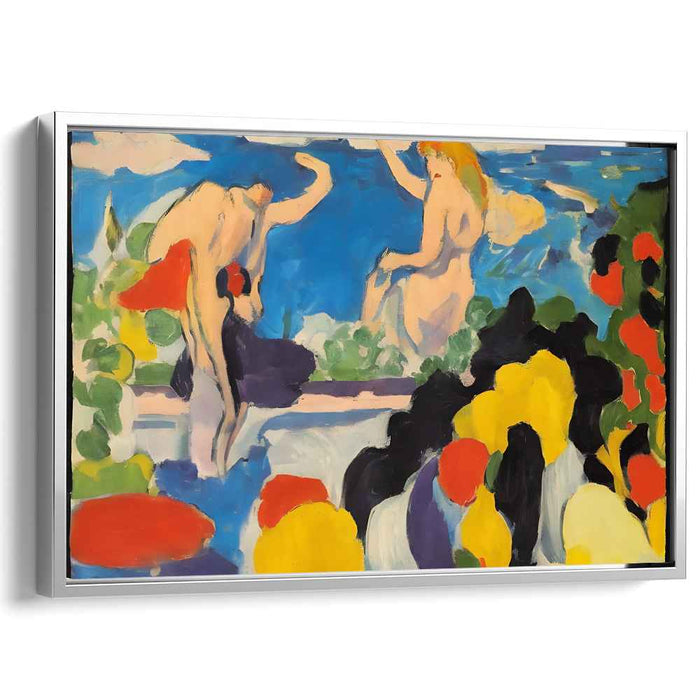 Luminous Eden: Fauvist Color Play by the River