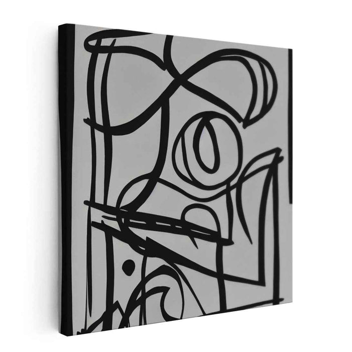 Abstract Essence: Abstract Lines and Forms Canvas Art