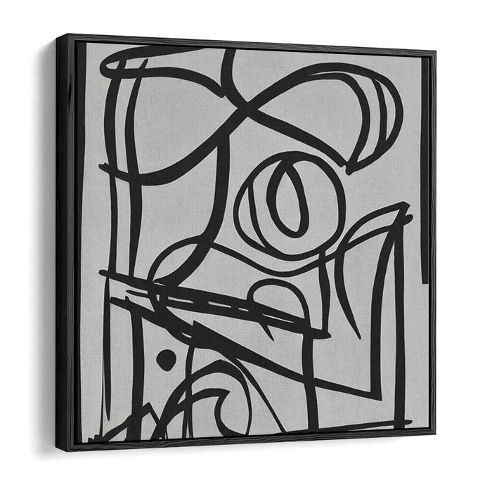 Abstract Essence: Abstract Lines and Forms Canvas Art