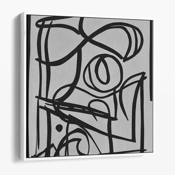 Abstract Essence: Abstract Lines and Forms Canvas Art