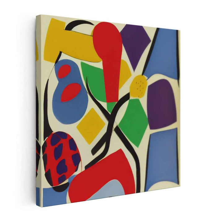 Colorful Dreams Unraveled: Modernist Abstract Canvas Art