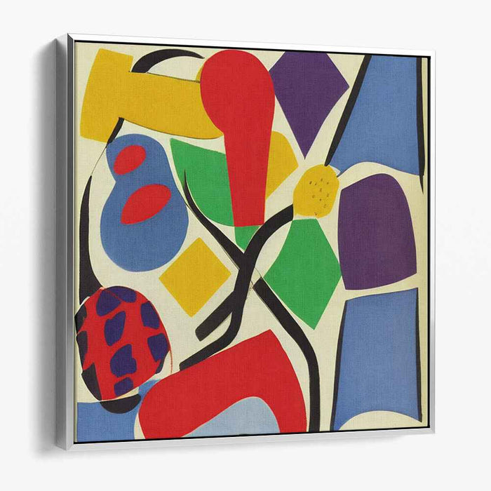 Colorful Dreams Unraveled: Modernist Abstract Canvas Art