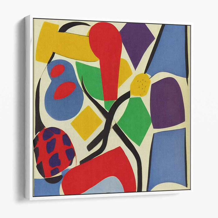 Colorful Dreams Unraveled: Modernist Abstract Canvas Art