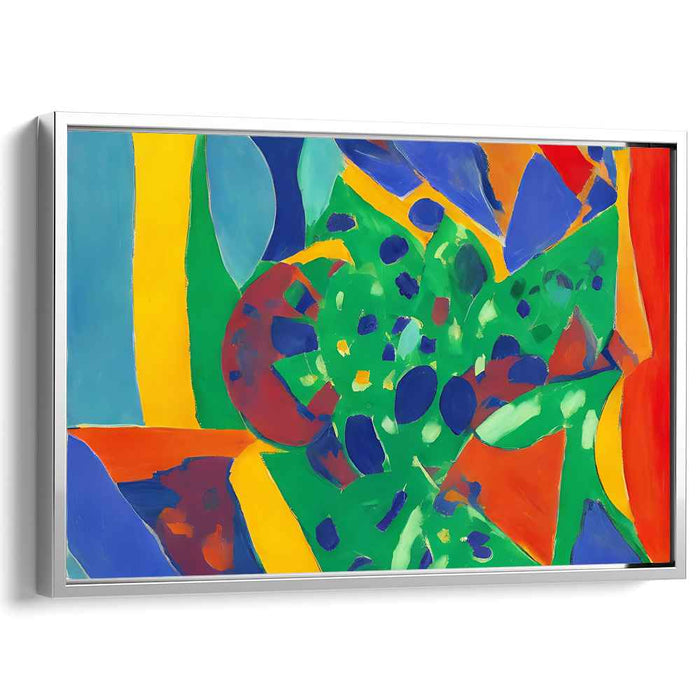 Abstract Echoes of Emotion: Abstract Expressionist Canvas Art Print
