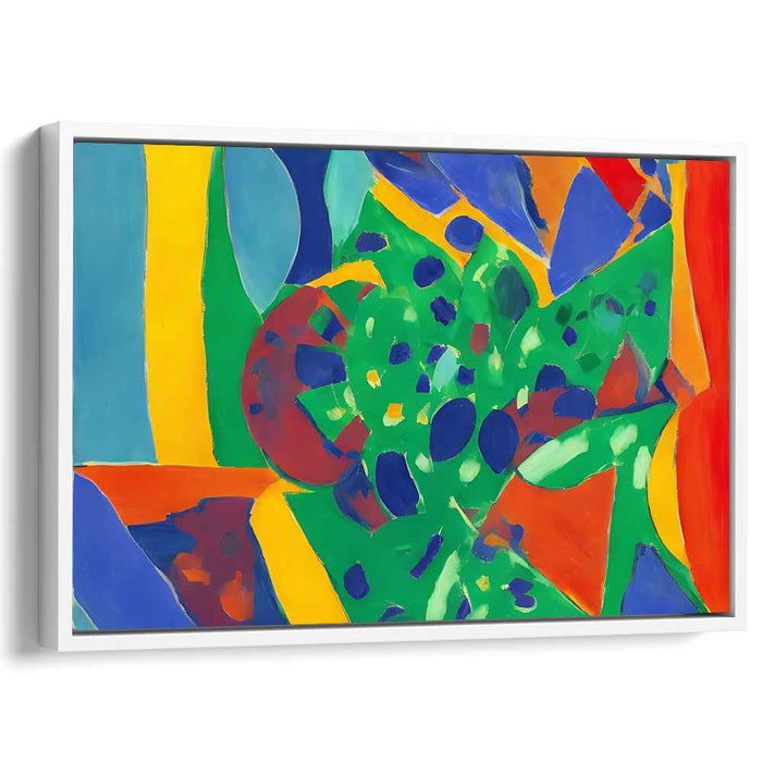 Abstract Echoes of Emotion: Abstract Expressionist Canvas Art Print