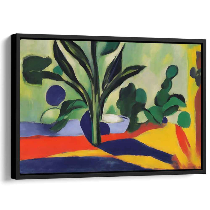 Petal Melody Mirage: Lush Abstract Botanical Canvas Art