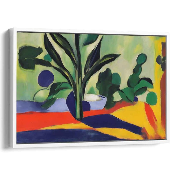 Petal Melody Mirage: Lush Abstract Botanical Canvas Art