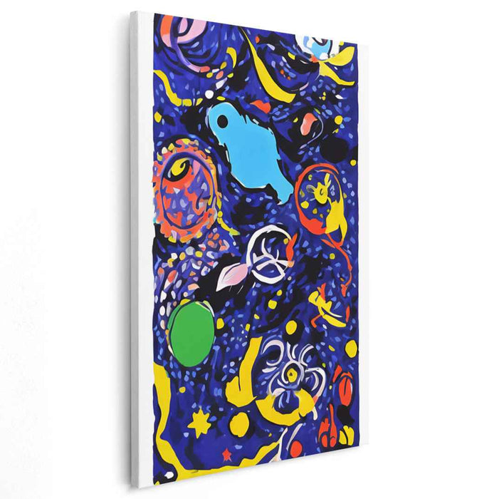 Cosmic Prism Whirlwind: A Kaleidoscope of Color - Abstract Celestial Canvas Art