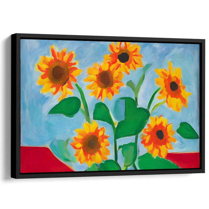Impressions Beyond Blooms: Post-Impressionist Floral Canvas Art Print