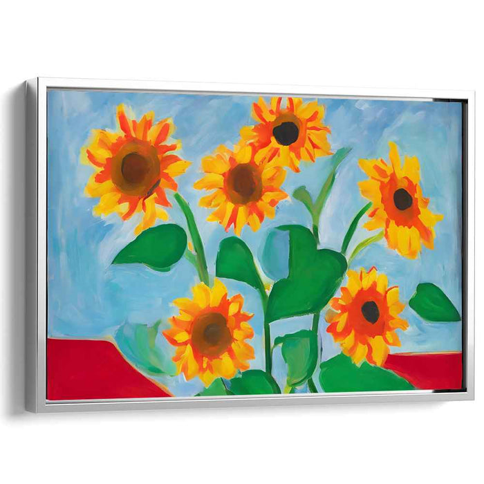 Impressions Beyond Blooms: Post-Impressionist Floral Canvas Art Print