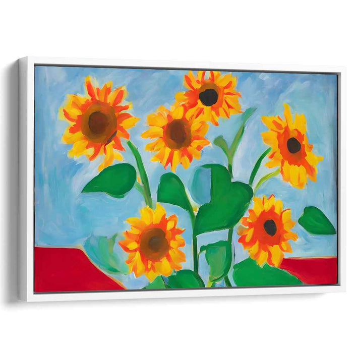 Impressions Beyond Blooms: Post-Impressionist Floral Canvas Art Print
