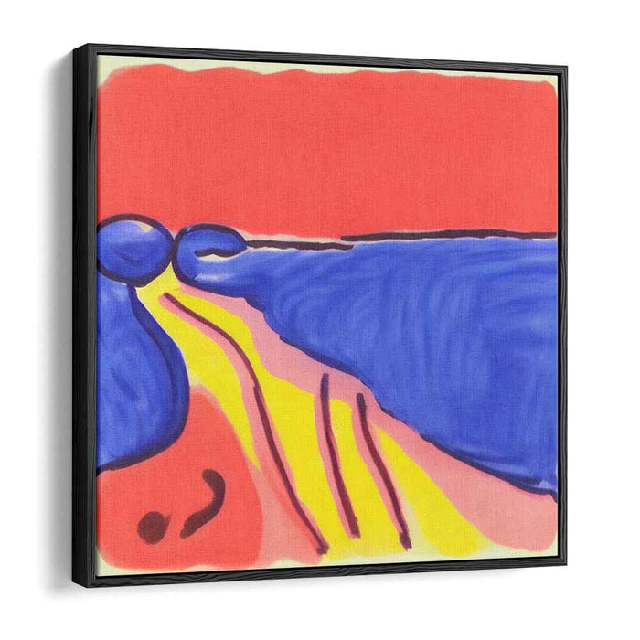 Coastal Cyclone: Abstract Coastal Canvas Art Print