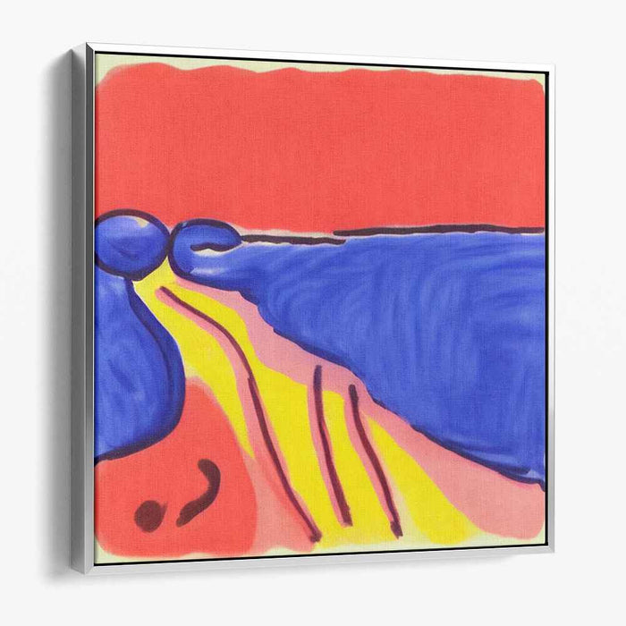 Coastal Cyclone: Abstract Coastal Canvas Art Print