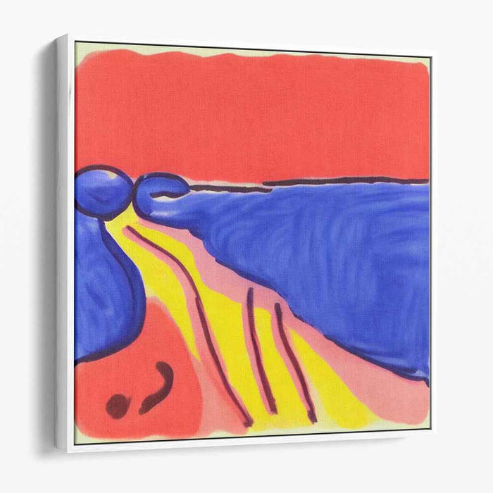 Coastal Cyclone: Abstract Coastal Canvas Art Print