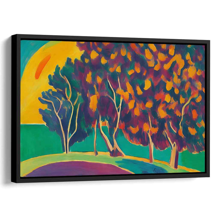 Radiant Trees: A Fauvist Celebration of Nature