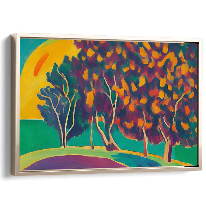 Radiant Trees: A Fauvist Celebration of Nature