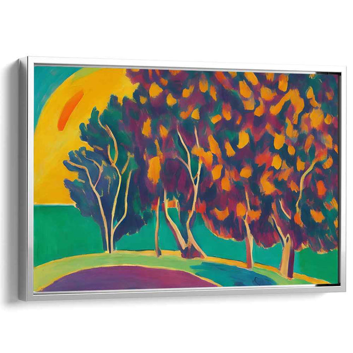 Radiant Trees: A Fauvist Celebration of Nature