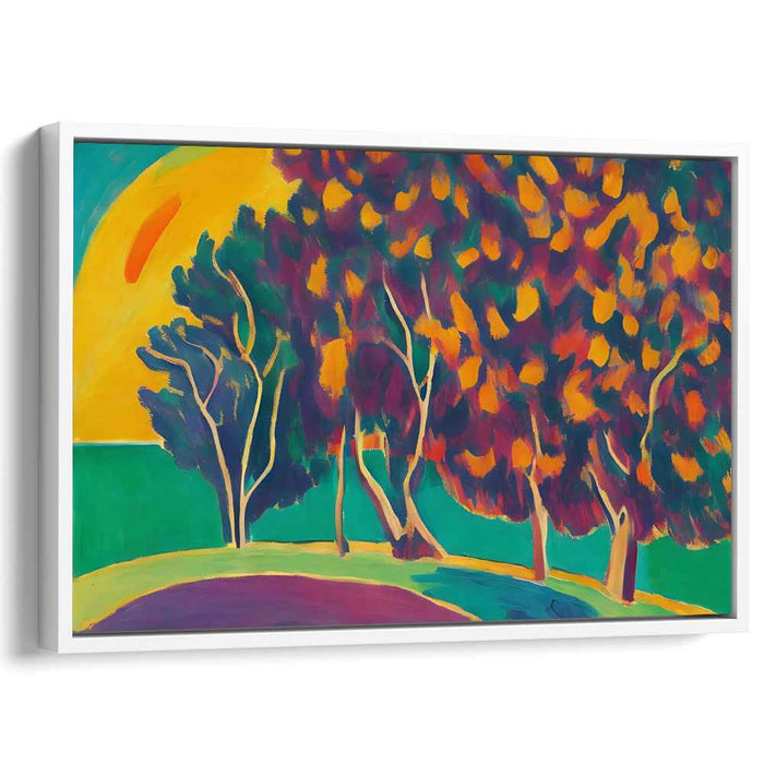 Radiant Trees: A Fauvist Celebration of Nature