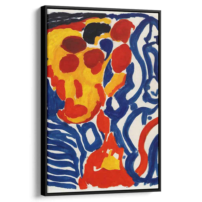 Fiery Abstraction: Bold and Dynamic Canvas Art Print