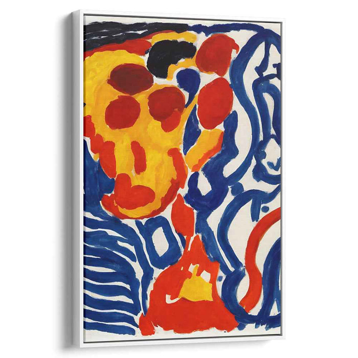 Fiery Abstraction: Bold and Dynamic Canvas Art Print