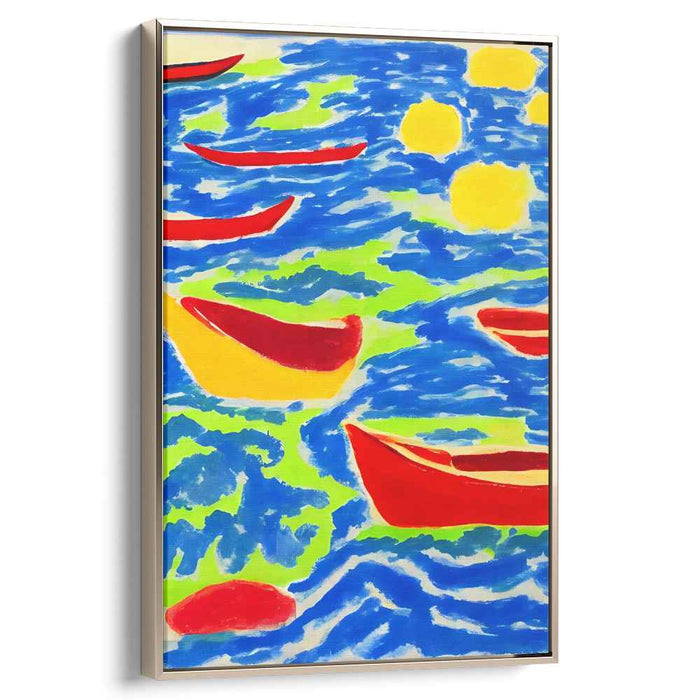 Sailing on Sunshine: Vivid Marine Adventure Canvas Art