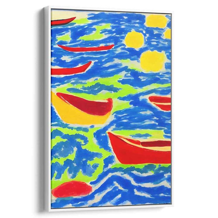 Sailing on Sunshine: Vivid Marine Adventure Canvas Art