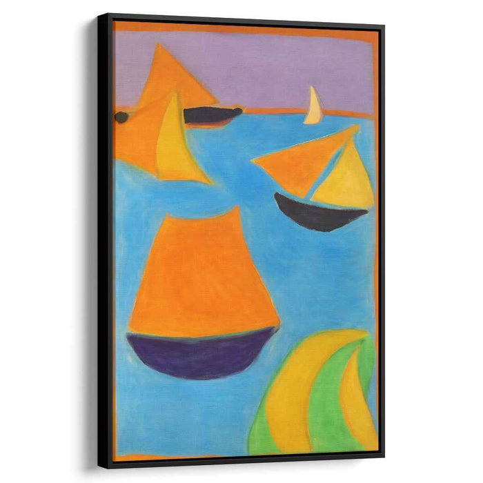 Marine Reverie Canvas Print: Abstract Maritime Dreamscape Canvas Art Print