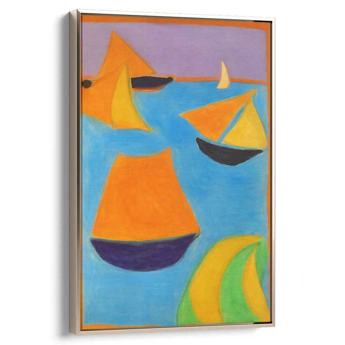 Marine Reverie Canvas Print: Abstract Maritime Dreamscape Canvas Art Print