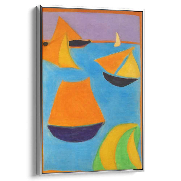 Marine Reverie Canvas Print: Abstract Maritime Dreamscape Canvas Art Print