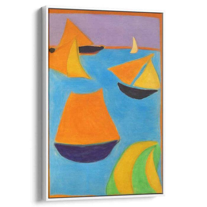 Marine Reverie Canvas Print: Abstract Maritime Dreamscape Canvas Art Print