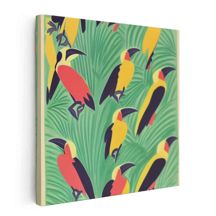 Nature's Living Canvas: Vibrant Nature-Inspired Canvas Art Print