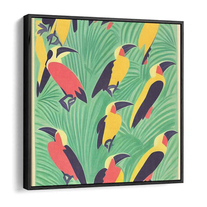 Nature's Living Canvas: Vibrant Nature-Inspired Canvas Art Print